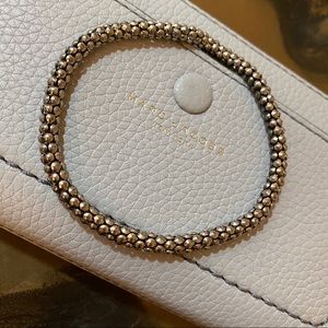 Silver Snake Link Chain Layering Bracelet 7-8" - image 1